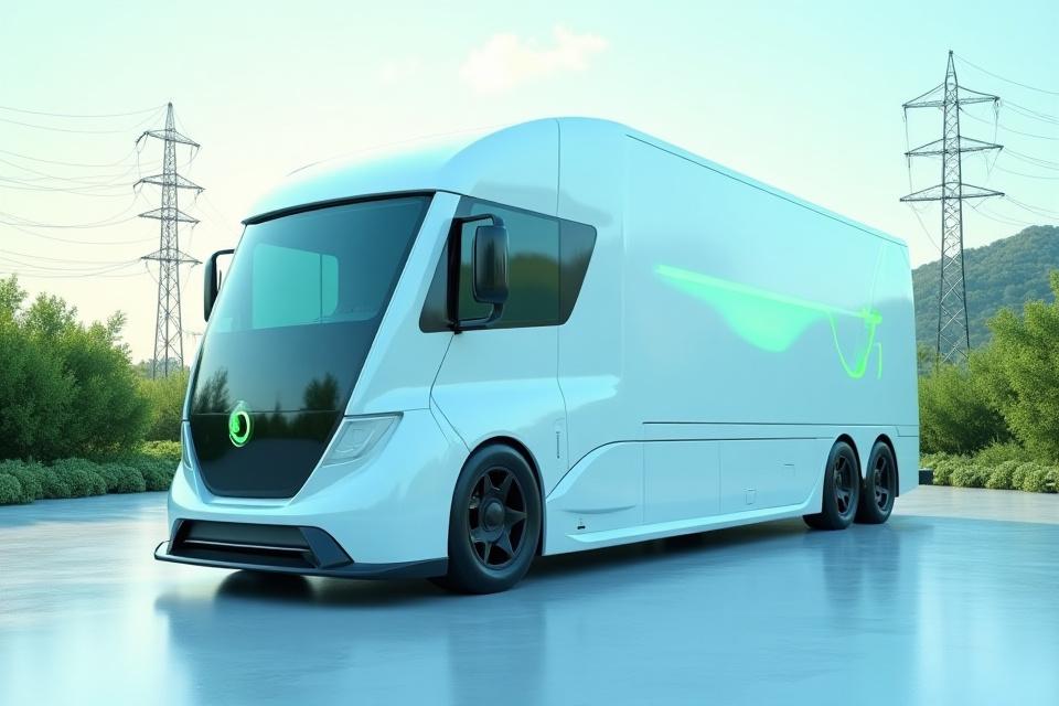 Sustainable green trucking and electric vehicles