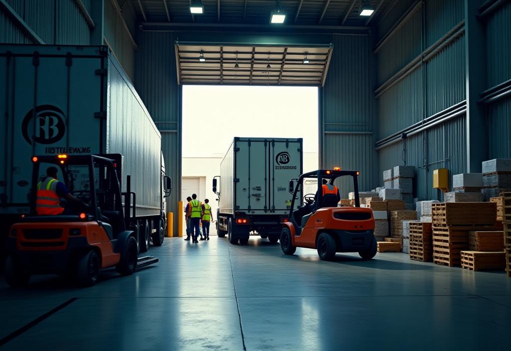 Full truckload freight loading operations